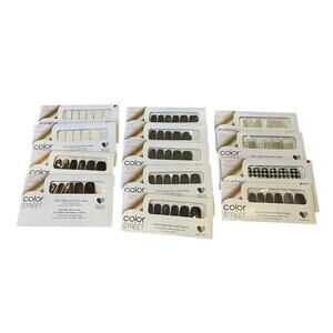 Color Street 100% Real Nail Polish Strips Lot of 13 Packs New Sealed Assorted